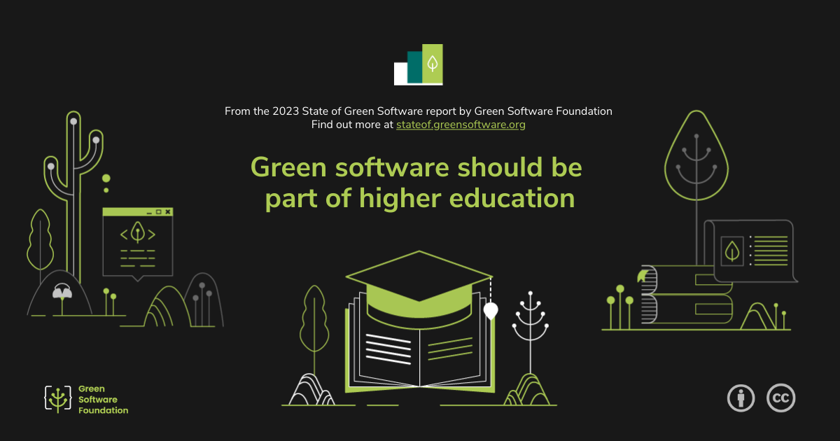 Green software should be part of higher education