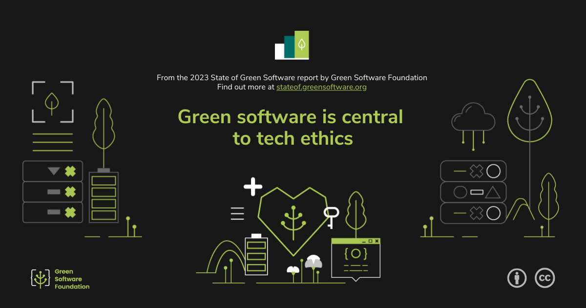 Green software is central to tech ethics