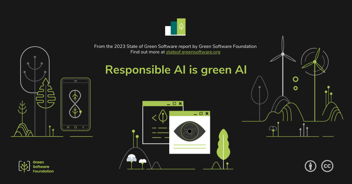 Responsible AI is green AI