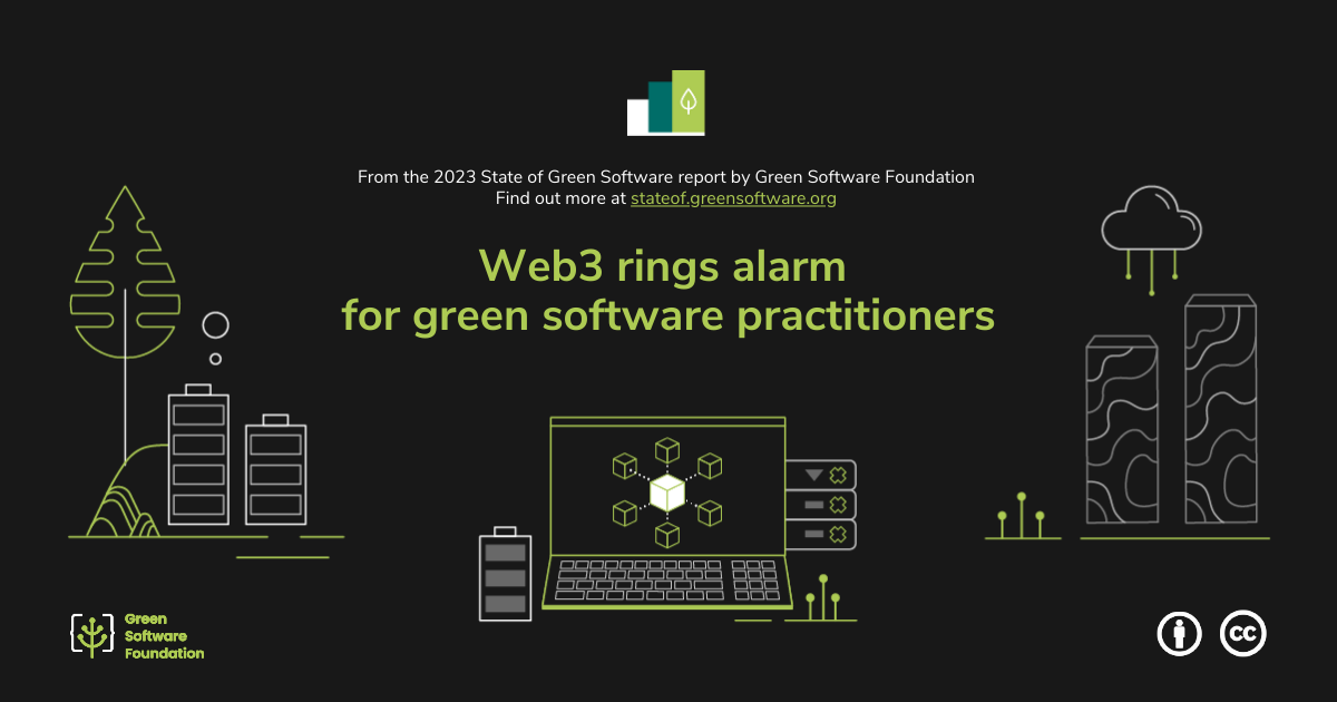Web3 rings alarm for green software practitioners